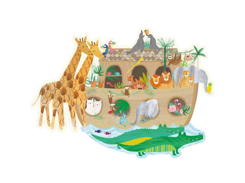 Floss & Rock 3-in-1-Arche-Puzzle - 65,5 x 44 cm