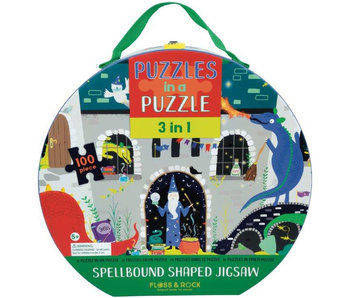 Floss & Rock 3-in-1 Spellbound Puzzle 100 Stk.