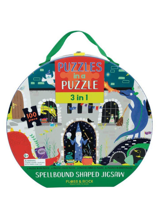 Floss & Rock 3-in-1 Spellbound Puzzel 100 st.