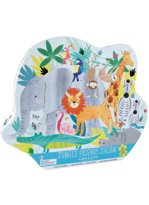 Floss & Rock Jungle Puzzel 40 st.