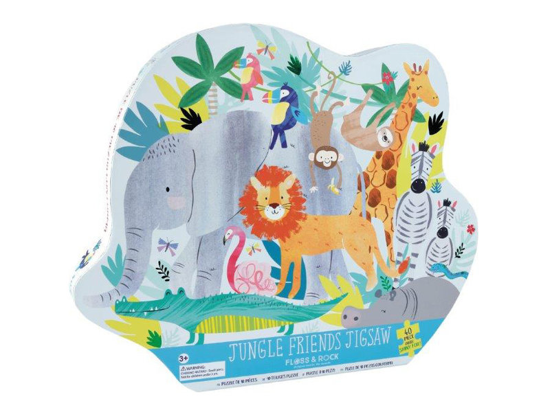 Floss & Rock Jungle Puzzle 40 pcs. - 60 x 41 cm