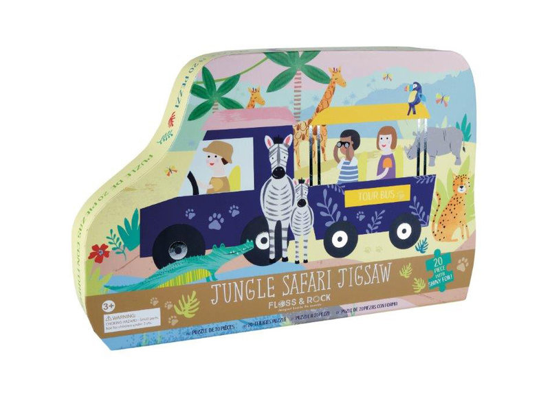 Floss & Rock Puzzle Jungle 20 Stk. - 41 x 34 cm