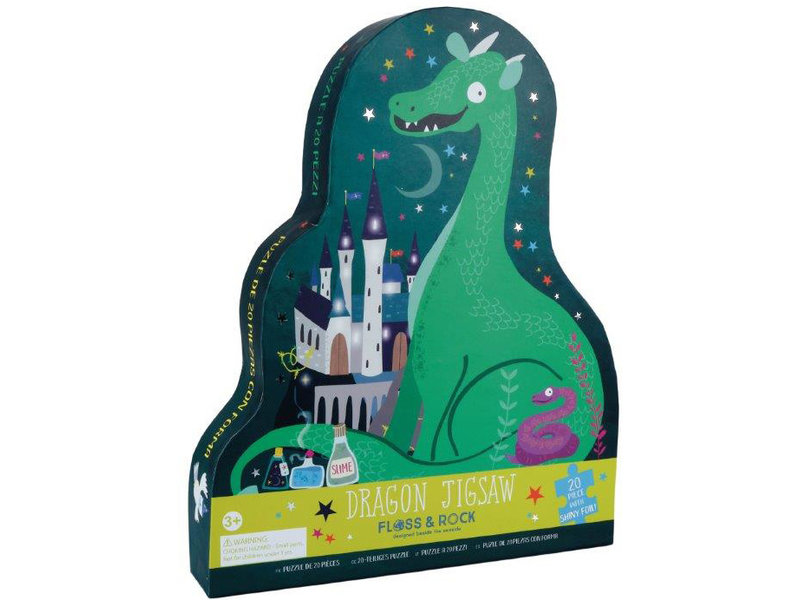 Floss & Rock Drachenpuzzle 20 Stk. - 38 x 33 cm