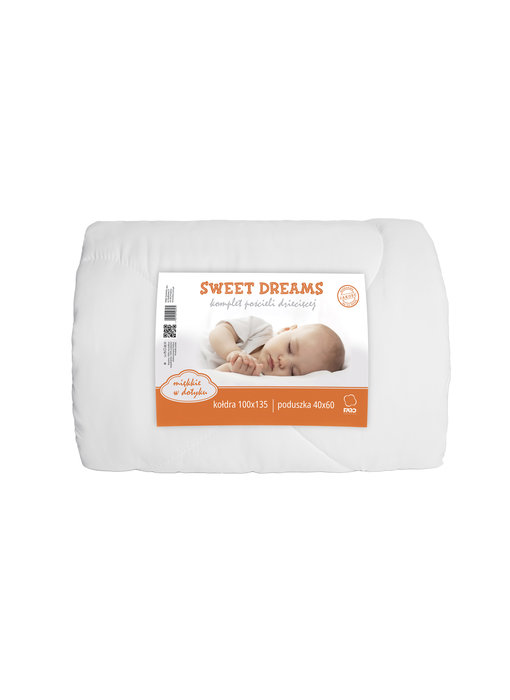 Sweet Dreams couette bébé + oreiller 100 x 135 cm 40 x 60 cm