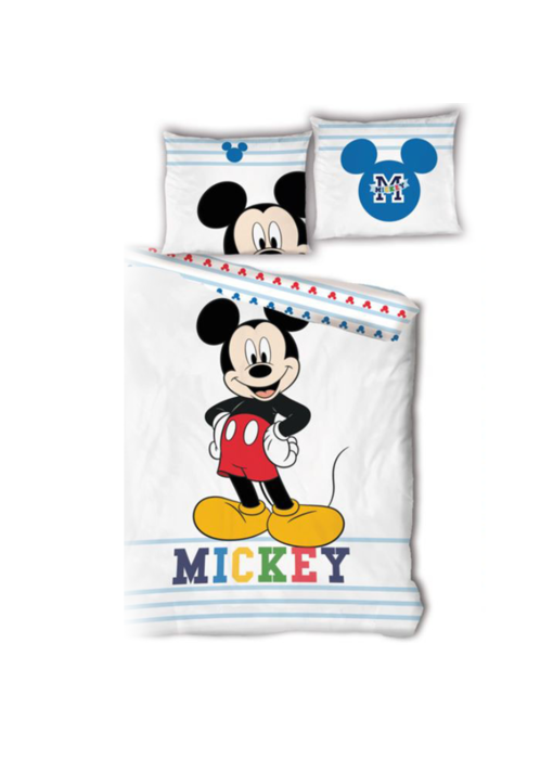 Disney Mickey Mouse Dekbedovertrek 140 x 200 Bio Katoen