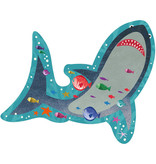 Floss & Rock Shark Puzzle 12 pcs. - 28 x 27 cm