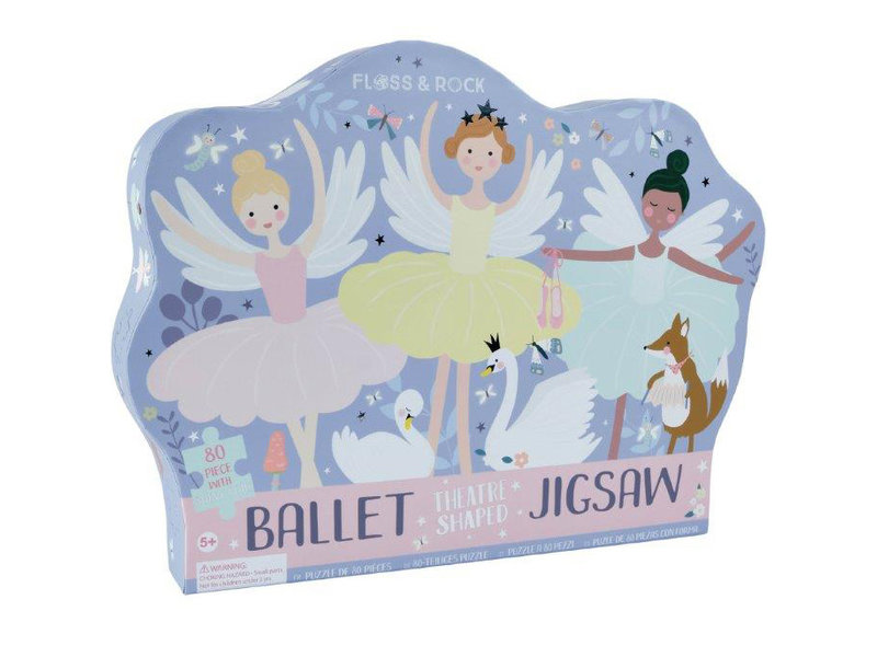 Floss & Rock Ballet Puzzel 80 st. - 55 x 35 cm