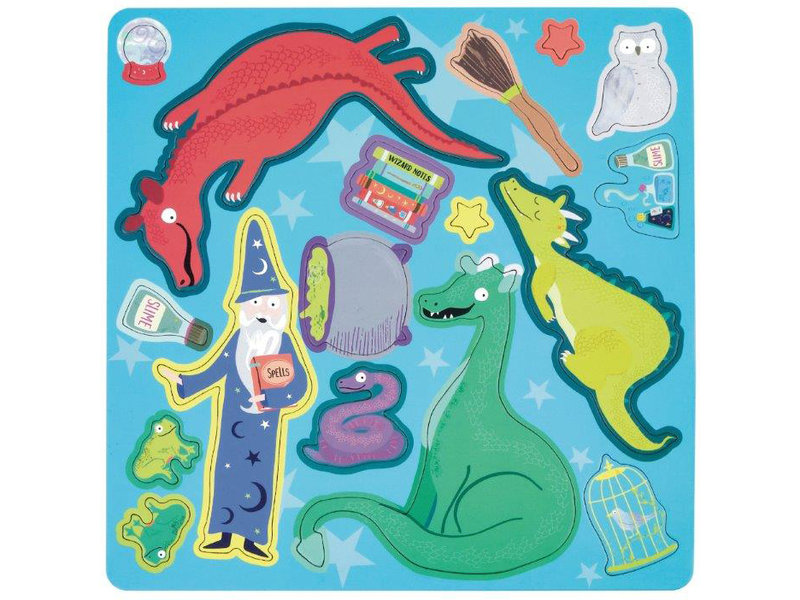 Floss & Rock Spelletjesdoos Spellbound 4-in-1 - 19,5 x 19,5 cm