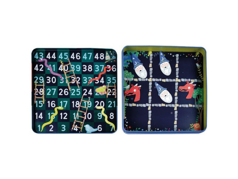 Floss & Rock Spelletjesdoos Spellbound 4-in-1 - 19,5 x 19,5 cm