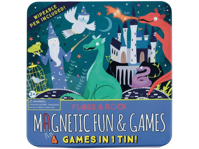 Floss & Rock Game box Spellbound 4-in-1 - 19.5 x 19.5 cm