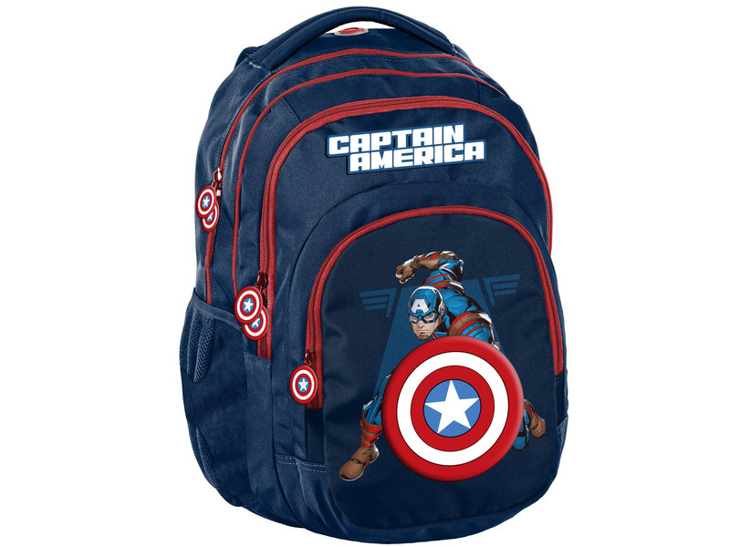 Marvel Avengers Bouclier de sac à dos - 41 x 30 x 25 cm - Polyester