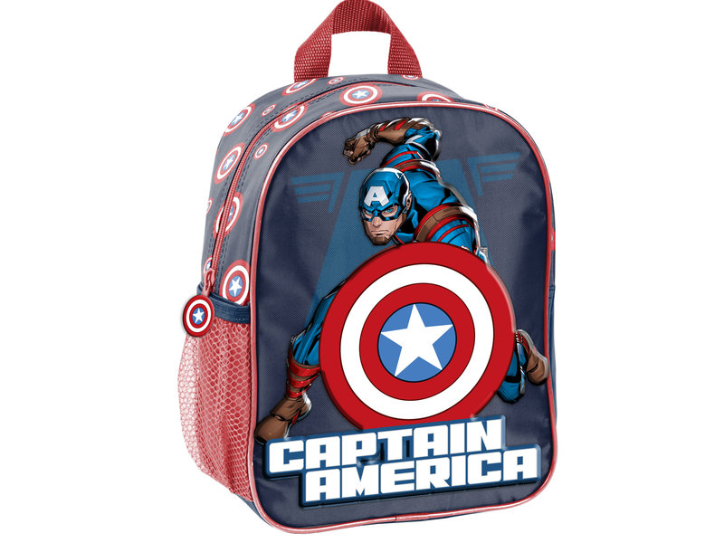 Marvel Avengers Kleinkinderrucksack Shield 3D - 28 x 22 x 10 cm - Polyester