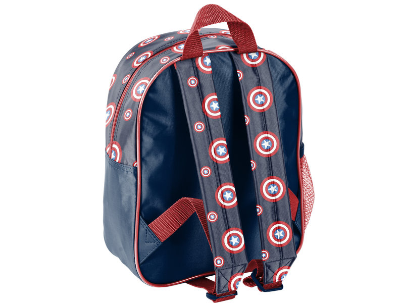 Marvel Avengers Kleinkinderrucksack Shield 3D - 28 x 22 x 10 cm - Polyester