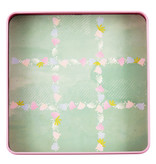 Floss & Rock Spelletjesdoos Zeemeermin 4-in-1 - 19,5 x 19,5 cm