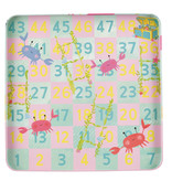 Floss & Rock Spelletjesdoos Zeemeermin 4-in-1 - 19,5 x 19,5 cm