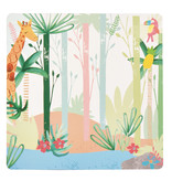 Floss & Rock Spelletjesdoos Jungle 4-in-1 - 19,5 x 19,5 cm