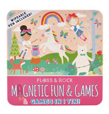 Floss & Rock Game box Rainbow Fairy 4-in-1 - 19.5 x 19.5 cm