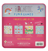 Floss & Rock Game box Rainbow Fairy 4-in-1 - 19.5 x 19.5 cm