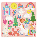 Floss & Rock Game box Rainbow Fairy 4-in-1 - 19.5 x 19.5 cm