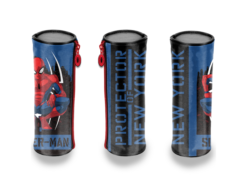 SpiderMan Etui Rond - 21 x 7 cm - Polyester