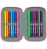 BlackFit8 Filled Pencil Case Strawberry - 19.5 x 12.5 cm - 28 pcs. - Polyester