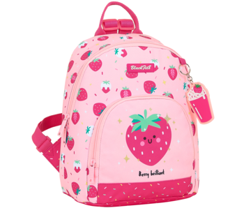 BlackFit8 Kleinkinderrucksack Erdbeere 28 x 24 cm