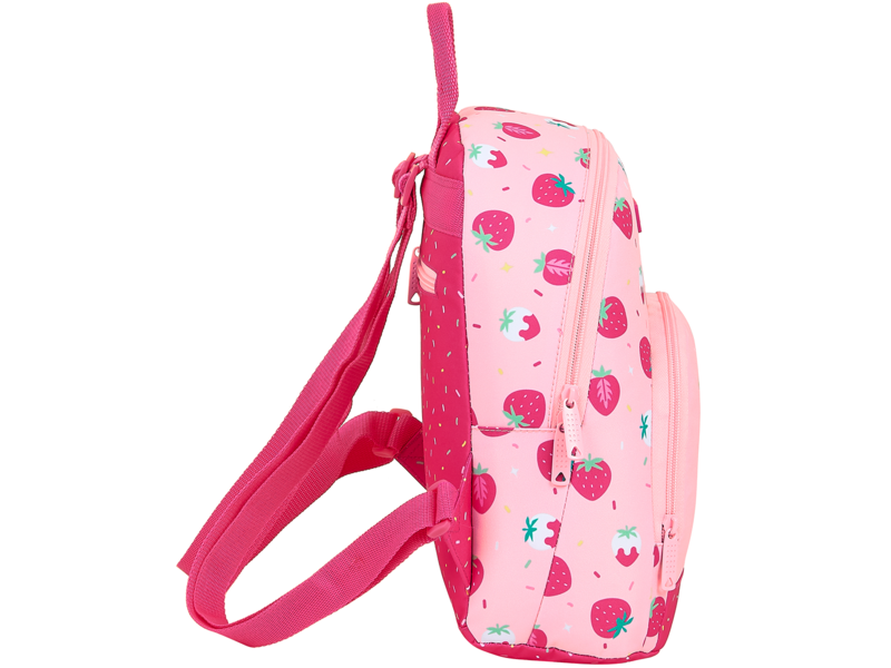 BlackFit8 Toddler Backpack Strawberry - 28 x 24 x 5 cm - 100% Recycled Polyester
