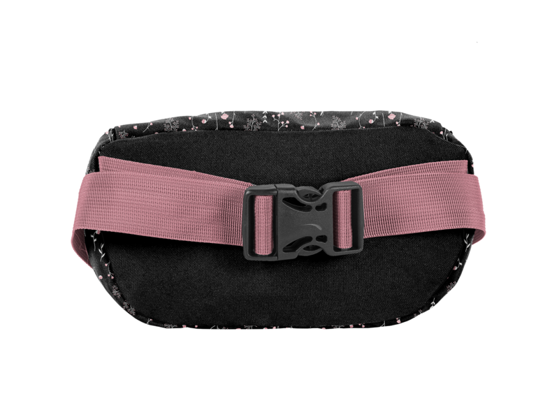 BeUniq Waist bag Roosjes - 24 x 13 x 9 cm - Black