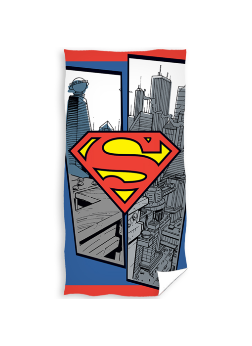 Superman Beach towel Logo 70 x 140 cm Cotton