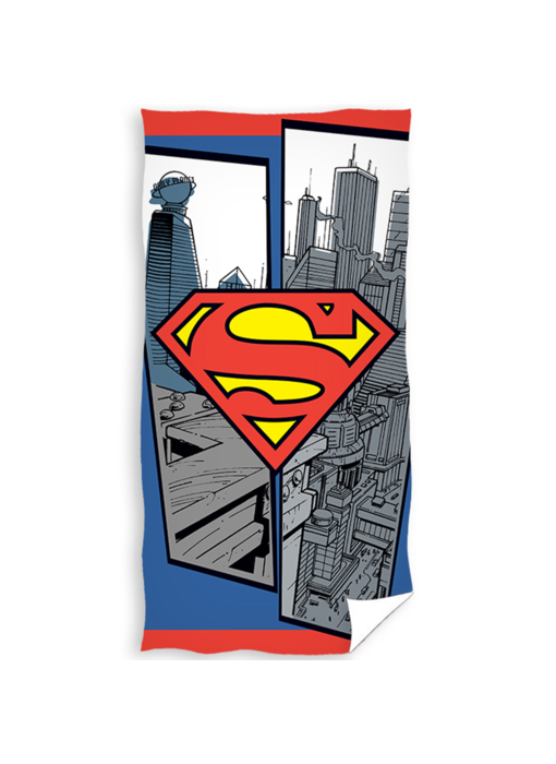 Superman Strandlaken Logo 70 x 140 cm Katoen