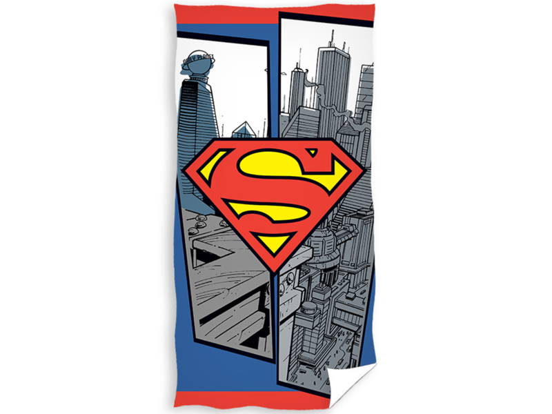 Superman Strandlaken Logo - 70 x 140 cm - Katoen