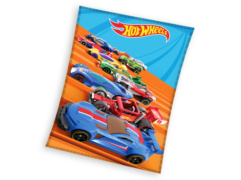 Hot Wheels Fleecedecke Race - 110 x 140 cm - Polyester