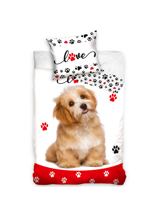 Animal Pictures Housse de couette Dog Love 140 x 200 Coton