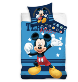 Disney Mickey Mouse Dekbedovertrek Team - Eenpersoons - 140  x 200 cm - Katoen