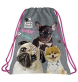 Cleo & Frank Gymbag Woof Woof - 41 x 35 cm - Polyester