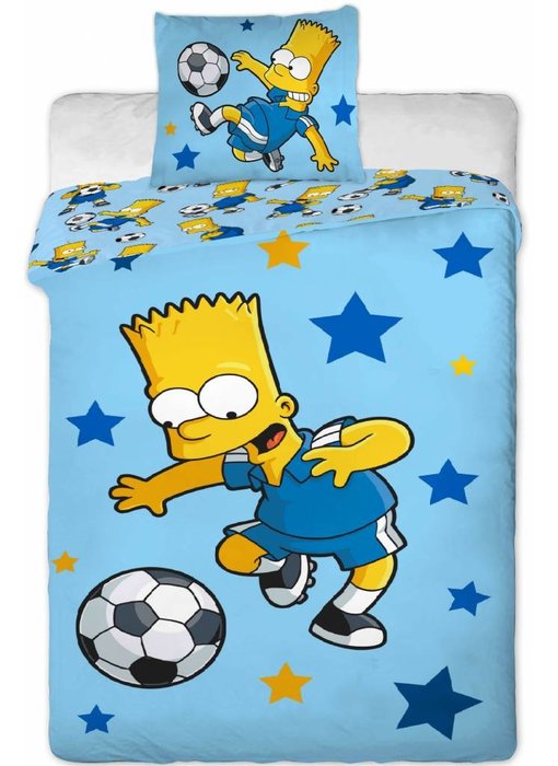 The Simpsons Housse de couette Football Star 140 x 200 Coton