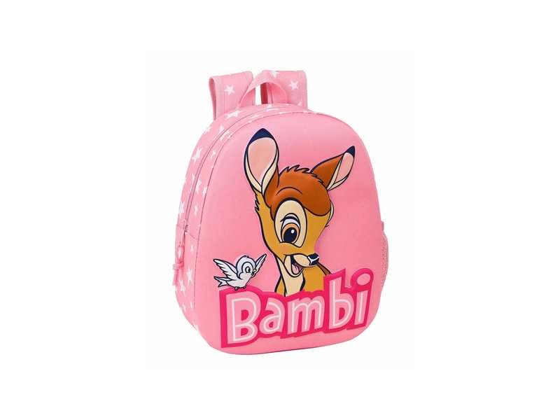 Disney Bambi Sac à dos enfant 3D - 32 x 27 x 10 cm - Polyester