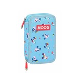 MOOS Gefüllte Federmäppchen Rollers - 19,5 x 12,5 cm - 28 Stk. - Polyester