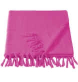 De Witte Lietaer Drap de plage hammam à franges Fjara - 100 X 180 cm - Fuchsia