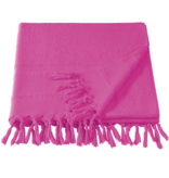 De Witte Lietaer Hammam beach towel with fringes Fjara - 100 X 180 cm - Fuchsia