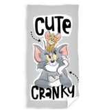 Tom and Jerry Strandtuch Cute and Cranky - 70 x 140 cm - Baumwolle