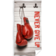 Beach towel Never give Up 70 x 140 cm cotton