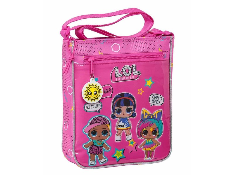 LOL Surprise! Schultertasche Art Club - 21 x 25 x 4 cm - Polyester