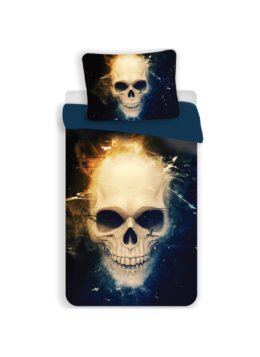 Skull Dekbedovertrek Schedel 140 x 200 Polyester