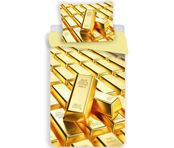 Sweet Home Dekbedovertrek Gold Bars 140 x 200 Polyester