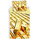 Duvet cover Gold Bars 140 x 200 Polyester