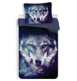 Animal Pictures Housse de couette Loup - Simple - 140 x 200 cm - Polyester
