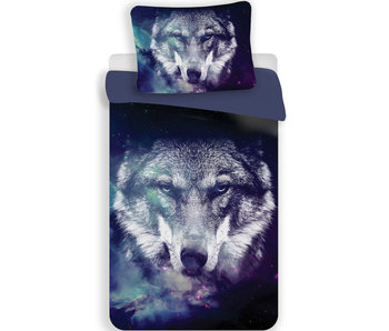 Animal Pictures Housse de couette Loup 140 x 200 Polyester