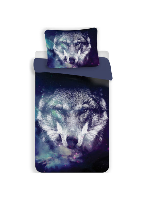 Animal Pictures Housse de couette Loup 140 x 200 Polyester