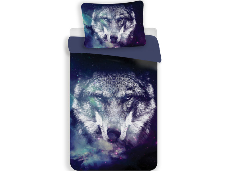 Animal Pictures Bettbezug Wolf - Single - 140 x 200 cm - Polyester
